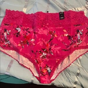 Torrid Pink Floral Lace Panties